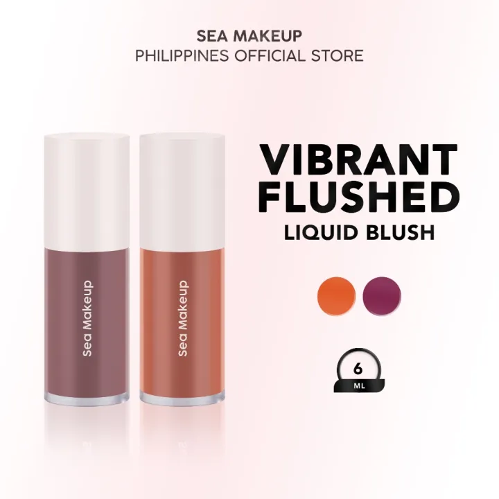 Sea Makeup Vibrant Flushed Liquid Elixir Blush